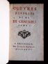 CHAULIEU : Oeuvres diverses - First edition - Edition-Originale.com