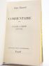 CHAUVEL : Commentaire. De Vienne à Alger 1938-1944. - D'Alger à Berne 1944-1952. - De Berne à Paris 1952-1962 - Prima edizione - Edition-Originale.com