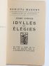 CHENIER : Idylles et Elégies - Edition-Originale.com