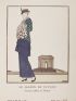 CHERUIT : Le Jardin du Peyrou. Costume tailleur de Chéruit (pl.6, La Gazette du Bon ton, 1914 n°1) - Edition Originale - Edition-Originale.com