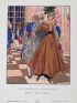 CHERUIT : Qui dois-je annoncer ? Robe de visites de Chéruit (pl.15, La Gazette du Bon ton, 1914 n°2) - Edition Originale - Edition-Originale.com