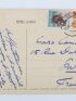 CHEVALIER : Carte postale photographique dédicacée à Alice Rim représentant une femme du Swaziland peinte par Kent Cottrell - Signed book, First edition - Edition-Originale.com