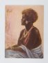 CHEVALIER : Carte postale photographique dédicacée à Alice Rim représentant une femme du Swaziland peinte par Kent Cottrell - Signiert, Erste Ausgabe - Edition-Originale.com