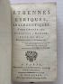 CHOLET DE JETPHORT : Etrennes lyriques, anacréontiques, pour l'année 1782 - Prima edizione - Edition-Originale.com
