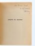 CIORAN : Joseph de Maistre, textes choisis et présentés par E.M. Cioran - Signed book, First edition - Edition-Originale.com