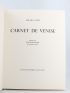 CIRY : Carnet de Venise - Prima edizione - Edition-Originale.com