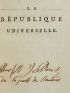 CLOOTS : La République universelle ou adresse aux tyrannicides  - Signed book, First edition - Edition-Originale.com