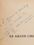 CLOSTERMANN : Le grand cirque - Autographe - Edition-Originale.com