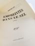 CLOT : Empreintes dans le sel - Prima edizione - Edition-Originale.com