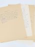 COCTEAU : Appogiatures - Manuscrit autographe d'une version primitive en partie inédite - Libro autografato, Prima edizione - Edition-Originale.com