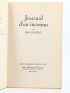 COCTEAU : Journal d'un inconnu - First edition - Edition-Originale.com