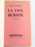 COCTEAU : La Voix humaine - Autographe, Edition Originale - Edition-Originale.com