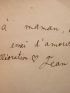 COCTEAU : Lettre à Jacques Maritain - Libro autografato, Prima edizione - Edition-Originale.com