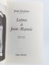 COCTEAU : Lettres à Jean Marais - Signed book, First edition - Edition-Originale.com