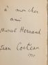 COCTEAU : Poésies 1917-1920 - Signed book, First edition - Edition-Originale.com