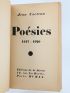 COCTEAU : Poésies 1917-1920 - Signed book, First edition - Edition-Originale.com