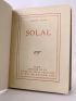 COHEN : Solal  - First edition - Edition-Originale.com