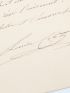 COLET : Manuscrit autographe : « Le Vrai Beau », un poème d'amour contrarié de Louise Colet à Gustave Flaubert avec un vers inédit - Libro autografato, Prima edizione - Edition-Originale.com