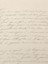 COLET : Manuscrit autographe : « Le Vrai Beau », un poème d'amour contrarié de Louise Colet à Gustave Flaubert avec un vers inédit - Signiert, Erste Ausgabe - Edition-Originale.com