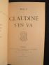 COLETTE : Claudine s'en va - Autographe, Edition Originale - Edition-Originale.com