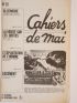 COLLECTIF : Cahiers de Mai N°15 - First edition - Edition-Originale.com