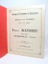 COLLECTIF : Catalogue de la maison Emile Mathieu, fabrique de ferronnerie et quincaillerie à Charleville (Ardennes) - First edition - Edition-Originale.com