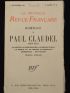 COLLECTIF : Hommage à Paul Claudel 1868-1955 - In la Nrf N°33 de la 3ème année - Edition Originale - Edition-Originale.com