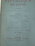 COLLECTIF : La République des Lettres. Deuxième Série. Volume II. Neuvième Livraison. 26 novembre 1876 - Erste Ausgabe - Edition-Originale.com