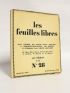 COLLECTIF : Les feuilles libres N°28 de la quatrième année - First edition - Edition-Originale.com