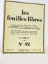 COLLECTIF : Les feuilles libres N°42 de la 6ème année - First edition - Edition-Originale.com