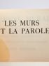 COLLECTIF : Les murs ont la parole Journal mural mai 1968 Sorbonne Odéon Nanterre etc... Citations recueillies p - Prima edizione - Edition-Originale.com