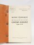 COLLECTIF : Notice technique des moteurs d'aviation Gnome-Rhône types 14 K - Edition Originale - Edition-Originale.com