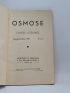 COLLECTIF : Osmose N°2 et 3 - First edition - Edition-Originale.com