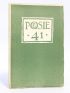 COLLECTIF : Poésie 41 N°5 - Edition Originale - Edition-Originale.com