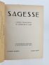 COLLECTIF : Sagesse, Cahiers de littérature et d'art N°13 - Erste Ausgabe - Edition-Originale.com
