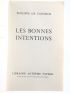 CONINCK : Les Bonnes Intentions - Libro autografato, Prima edizione - Edition-Originale.com