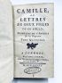 CONSTANT : Camille, ou lettres de deux filles de ce siècle. Traduites de l'anglois sur les originaux - First edition - Edition-Originale.com