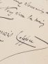 COPPEE : Lettre autographe signée au jeune Léon Daudet lui donnant rendez-vous - Signiert, Erste Ausgabe - Edition-Originale.com