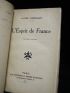CORPECHOT : L'esprit de France - Signed book, First edition - Edition-Originale.com
