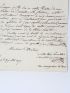 CORTOT : Lettre autographe signée au directeur du théâtre du Palais-Royal - Autographe, Edition Originale - Edition-Originale.com