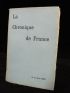 COUBERTIN : La chronique de France. Deuxième année complète - First edition - Edition-Originale.com