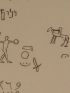 DESCRIPTION DE L'EGYPTE.  Papyrus. Hiéroglyphes. Inscriptions et médailles. Différentes inscriptions recueillies sur la route du Mont-Sinaï. (ANTIQUITES, volume V, planche 57) - First edition - Edition-Originale.com
