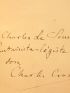 CROS : Le coffret de santal - Libro autografato, Prima edizione - Edition-Originale.com