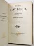 CUVILLIER-FLEURY : Etudes historiques et littéraires - Signed book, First edition - Edition-Originale.com