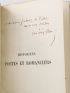 CUVILLIER-FLEURY : Historiens poëtes et romanciers - Signed book, First edition - Edition-Originale.com