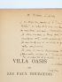 DABIT : Villa oasis ou les faux bourgeois - Signed book, First edition - Edition-Originale.com