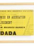 DADA : Affiche originale : 