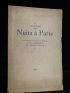 DARZENS : Comment furent écrites par Rodolphe Darzens les Nuits à Paris et de quelle manière les illustra le peintre Adolphe Willette - Libro autografato, Prima edizione - Edition-Originale.com