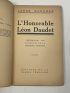 DAUDET : L'honorable Léon Daudet - Signed book, First edition - Edition-Originale.com