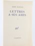DAUMAL : Lettres à ses amis, 1 - Prima edizione - Edition-Originale.com